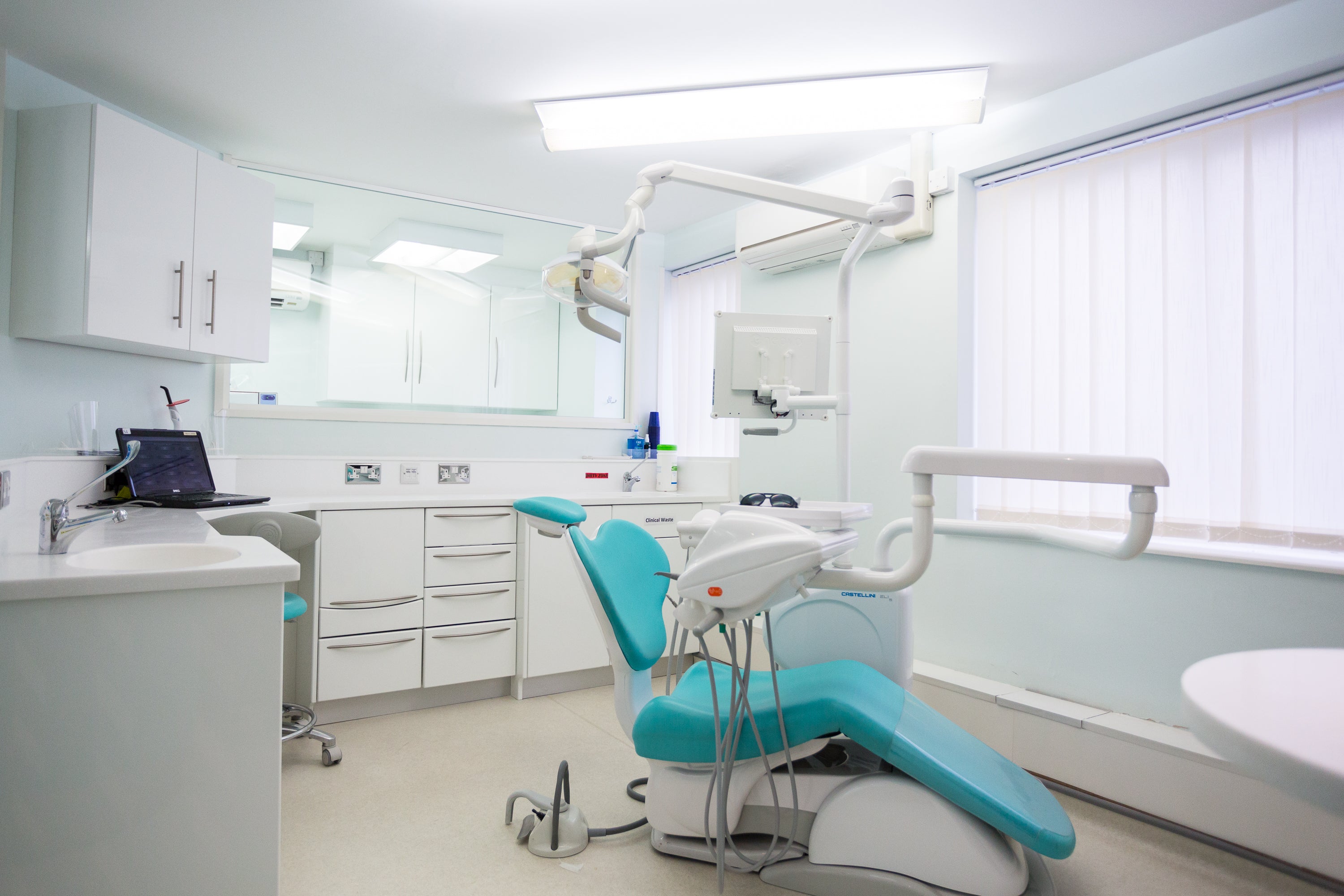 Treatment room at Marsh House Orthodontics